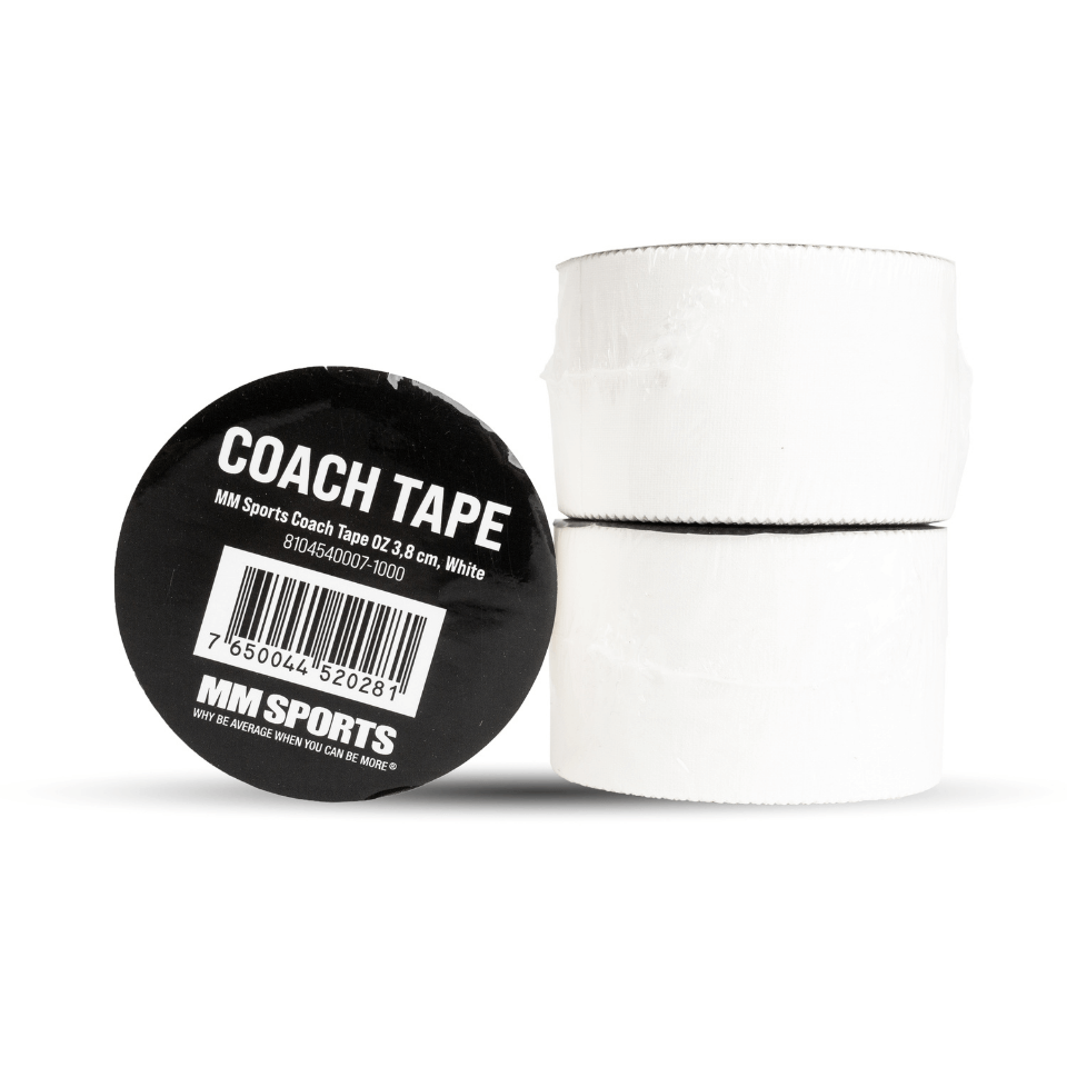 Köp MM Sports Sports Tape Coach Tape Vit 3st MM Sports